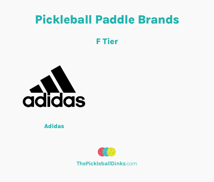 Pickleball Paddle Brands - F Tier